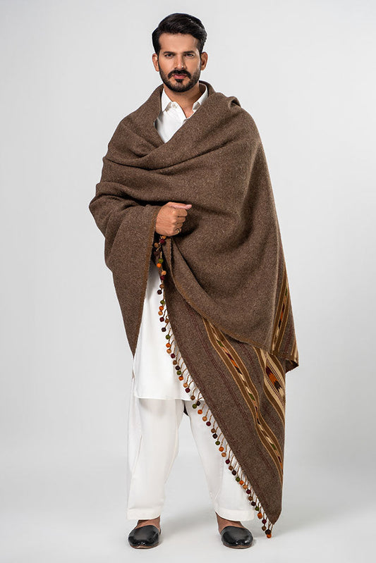 Nawab Bumbal Dark Shawl